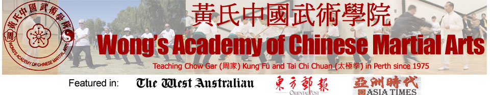 Wong's Academy of Chinese Martial Arts 黃氏中國武術學院